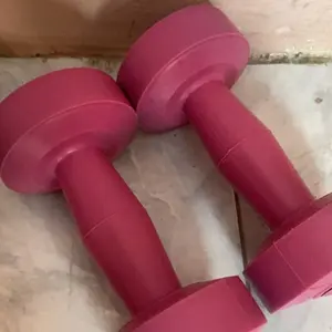 (2pcs) Barbel plastik 1kg Siap Pakai - sudah ada isinya