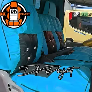 sarung jok mobil kanan kiri, sofa kancing canter ragasa hino dutro dyna elf macan giga dyna ht dll Car truk