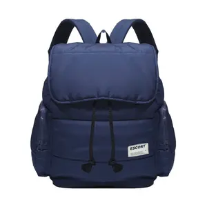 ESCORT Tas Sekolah Ransel Laptop 14inch Backpack Anti Air Hitam Navy Orange Abu Tosca NAKKA