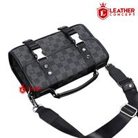 Gambar Leather Concept HORNET Tas Pria Selempang Premium Anti Air | Sling Bag Cowok Stylish Korean Messenger Bag Kantor Casual - Monochrome dari Leather Concept Kota Tangerang 3 Tokopedia