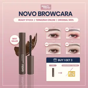 NOVO Browcara Eyebrow Cream Tint Tahan Lama Natural Anti Smudge Formula Ringan & Tidak Lengket Douyin Makeup 5883