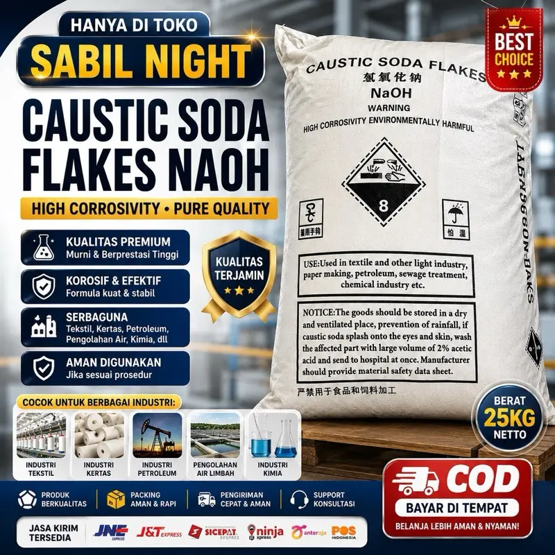 COUSTIC SODA FLAKEN SODA API