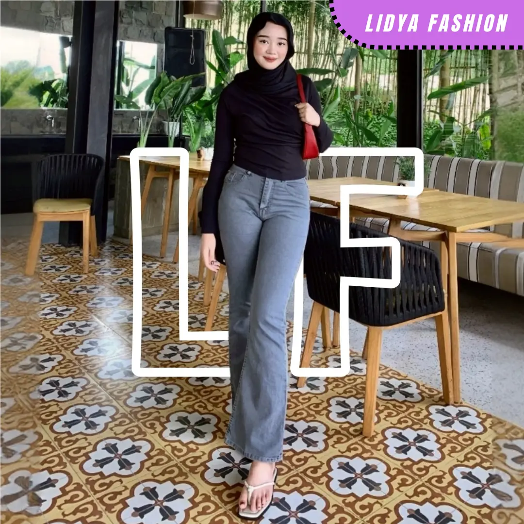 Highwaist Jeans Cutbray Loose Vol.2 - Celana Cutbray Jeans Wanita Kekinian Premium Panjang Cewek Denim