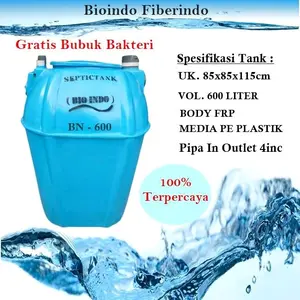 septic tank biotechno, biotank, biofil, bioindo bf 03 600 liter