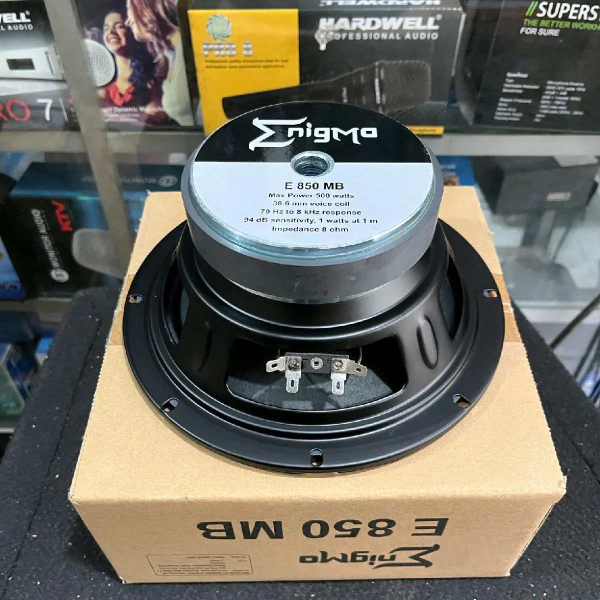 Speaker Enigma E850MB E 850 MB E850 MB Original 8 Inchi 8in Karakter Middle E 850MB Coil 1,5 inchi Maxx 500 Watt 8 inch