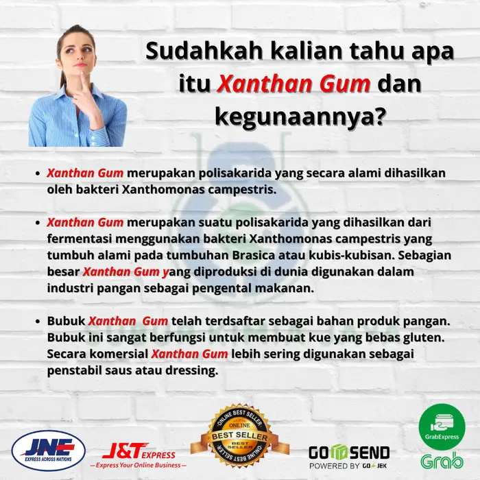 Xanthan Gum / Xantan gum / pengental ( food grade ) 250 gr 2
