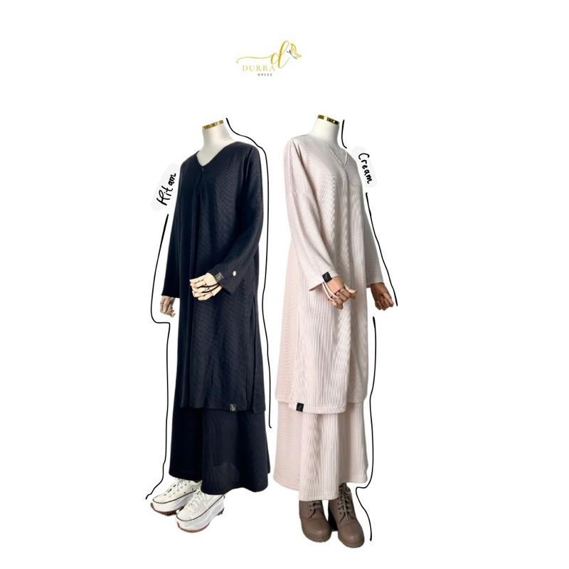 [READY] WAFF LONG TUNIK MUSLIMAH BAHAN WAFFLE PREMIUM 7