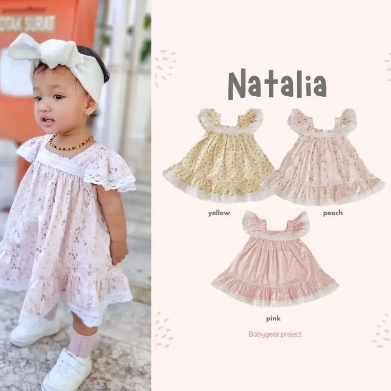 BABYGEAR.PROJECT - NATALIA DRESS - Dress Anak Perempuan bahan Katun