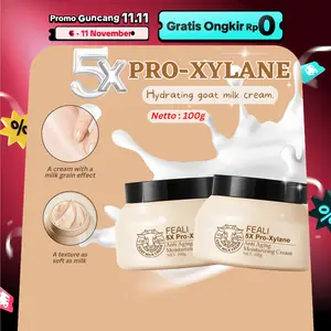[BPOM] [iBooming]FEALI 5X Pro-Xylane Goat Milk Anti-Aging and Moisturizer Cream Mencerahkan Melembabkan Wajah