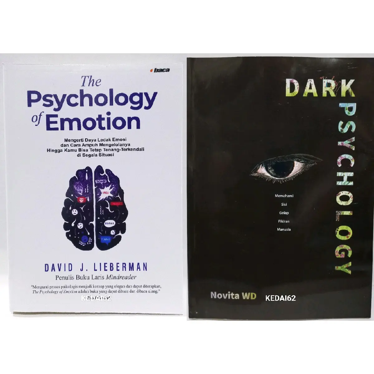 PAKET isi 2 Buku Psychology Of Emotion + Dark Psychology Habits
