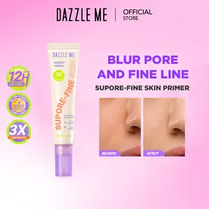 [MUST HAVE] DAZZLE ME Supore-Fine Skin Makeup Primer Hasil Akhir Matte Memberikan Efek Cerah Pada Kulit Soothing dan Hydrating Booster