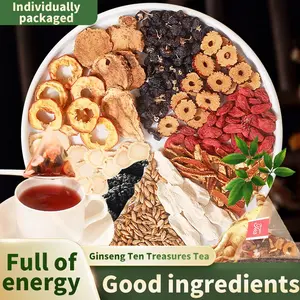 Teh Ginseng 10 Harta - Kemasan Individual, Bahan Berkualitas, Penambah Stamina & Tenaga Ekstra untuk Pria dan Wanita!