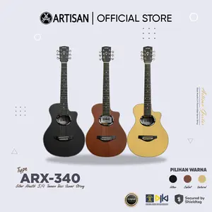 ARTISAN Gitar Akustik 3/4 Tanam Besi ARX - 340 Senar String Guitar