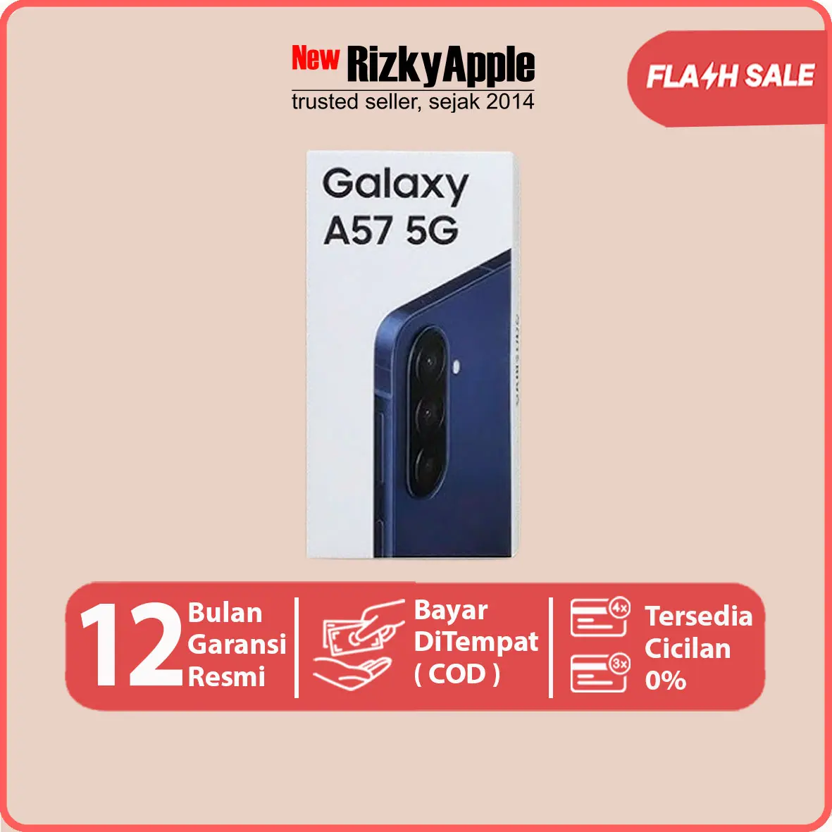 [ TERLARIS ] Samsung Galaxy A57 5G 128GB 256GB [ Ram 8GB / 12GB ] Gray Navy Lilac Blue Garansi Resmi Samsung Indonesia SEIN