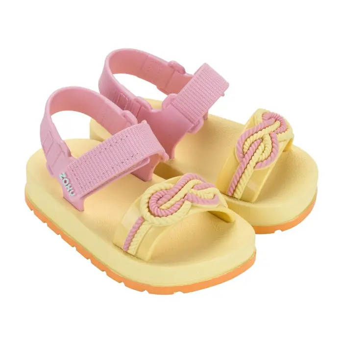 Sepatu Sandal Anak Perempuan Zaxy Nina Navy Sand Baby Pink Yellow
