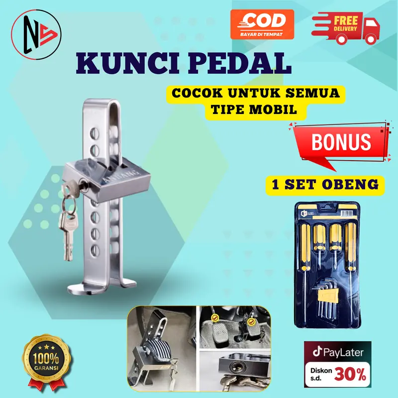 Kunci Pedal Mobil Anti Maling Matic dan Manual Semua Merek Tipe Mobil 1