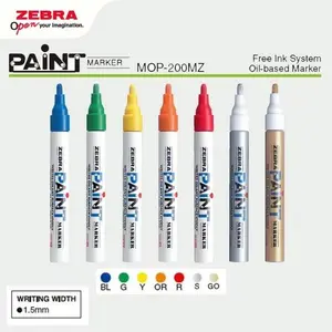 Spidol Ban Spidol Warna Paint Maker Zebra/ Spidol kain/ Spidol Besi