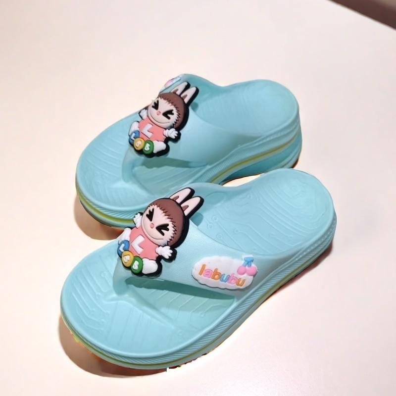 KUBULUN Sandal Jepit Anak Perempuan Musim Panas - Anti Slip, Anti Air, Anti Bau - Cocok untuk Outdoor, Pantai, dan Sepatu Santai. Promo Produk Baru! sandal  baim Fashion