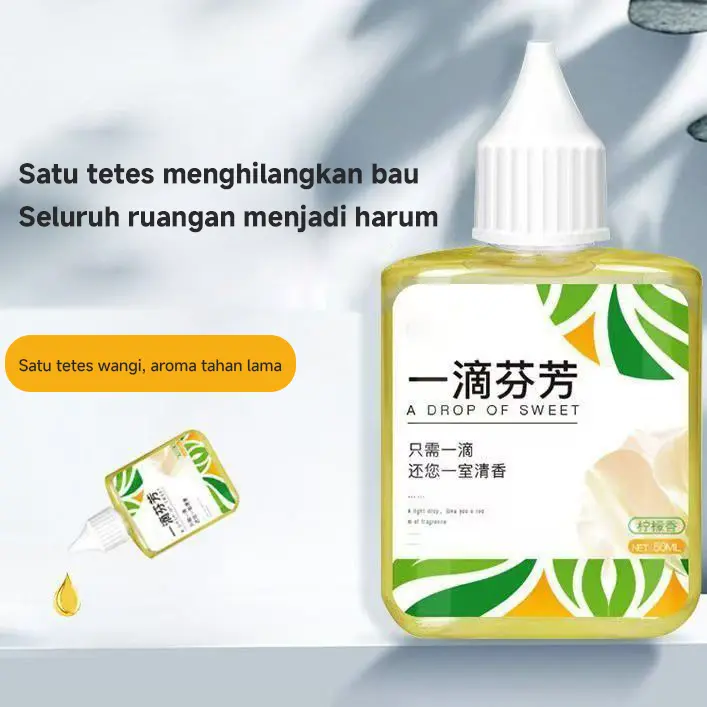 Setetes Pengharum Ruangan Pengharum Kamar Mandi Penghilang Bau Wangi Toilet Aromaterapi Penghilang Bau dan Artefak Penghilang Bau Tahan Lama