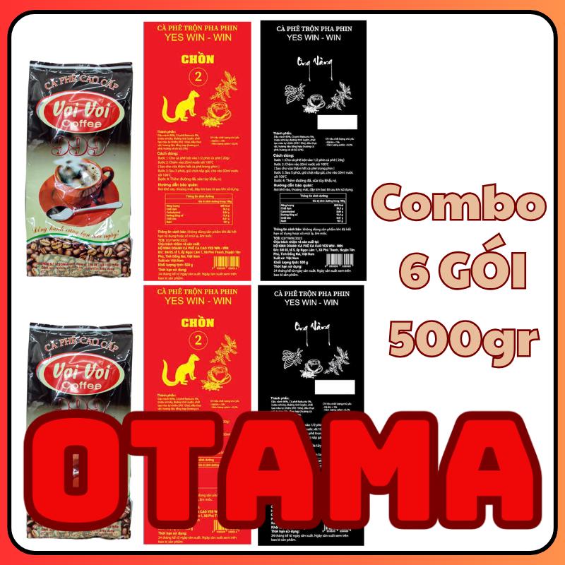   LỄ  3kg CAFE 3 LOẠI CÀ PHÊ GÓI 500 GRAM CAFE CHỒN CAFE VOI VÀNG CAFE ONG VÀNG TRỘN CHUNG PHA PHIN THƠM VỪA ĐẬM VỊ SẮN ĐẬM BỌT DÀY HẬU MẬT ONG GÓI 500GR Coffee Socola Cà Phê 