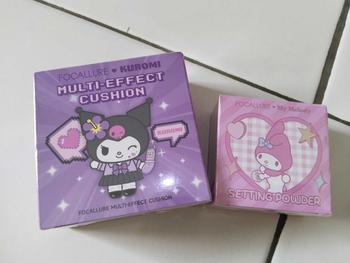 Product Review of [Official] FOCALLURE X Sanrio #CallMeBeauty Bare-skin UV Cushion & Matte Setting Loose Powder 2PCS from W**n 1