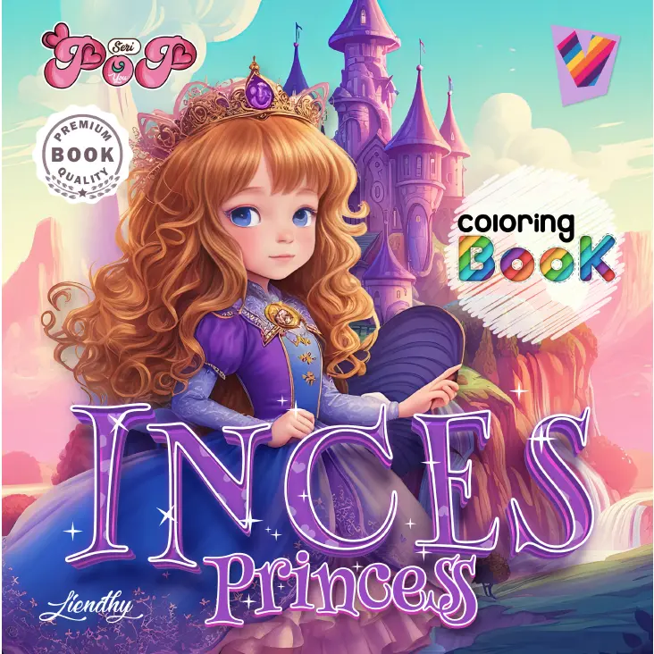 Inces Princess - Buku Mewarnai Anak