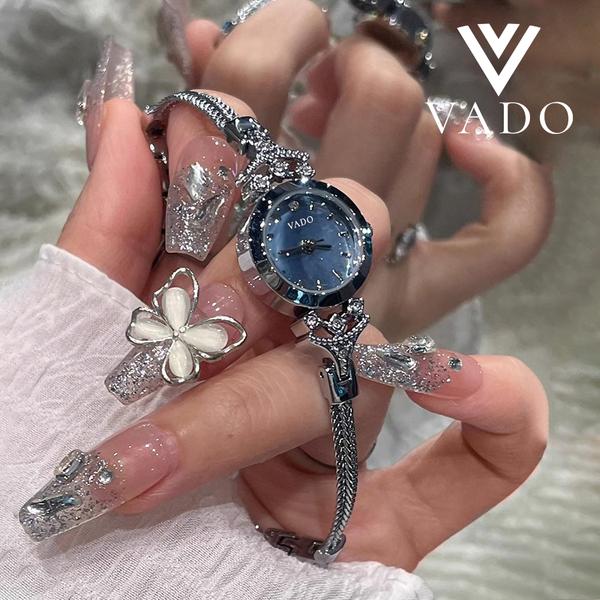 [LIVE - CB] Đồng Hồ Nữ Mặt Tròn, Phong Cách Sang Trọng (Tặng Kèm Kiềng oval VK20) - COMBO57