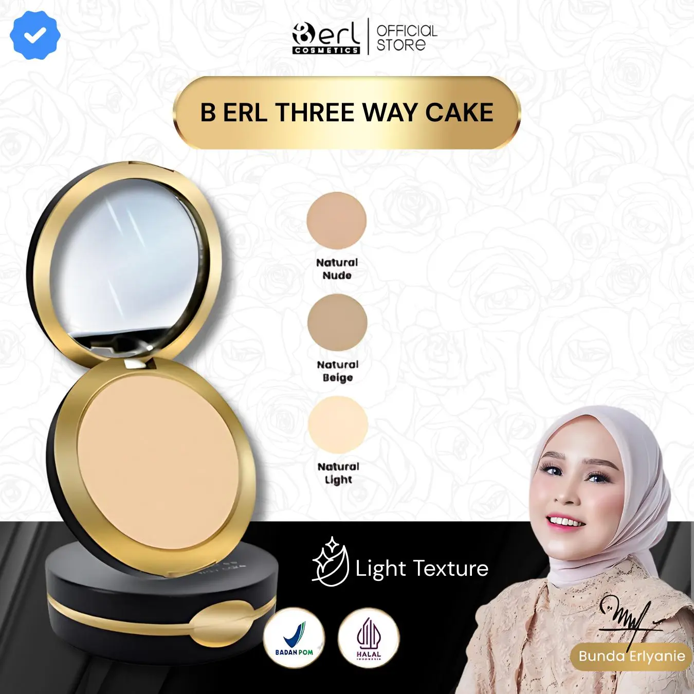 B Erl Cosmetics Three Way Cake