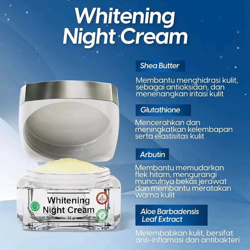Night Cream Whitening / Acne / Luminous / Ultimate / WhiteCell DNA 4