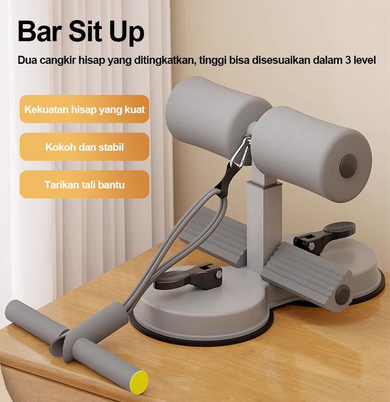 【COD】XMVP Mesin sit-up, hisapan kuat, daya super, 3 tingkat intensitas, latihan inti perut, kunci kaki sit-up dengan tali tarik, mesin sit-up, alat bantu latihan sit-up, SIT UP, hisapan