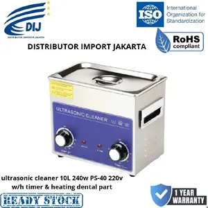 ultrasonic cleaner 10L 240w PS-40 220v w/h timer & heating dental part