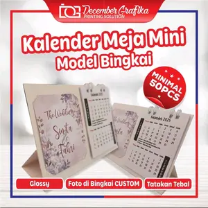 (ISI 40PCS) SOUVENIR KALENDER MEJA MINI 2026 / KALENDER BINGKAI MINI 2026 BEST SELLER