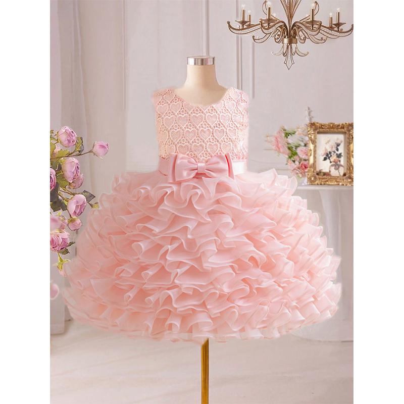 Váy Tutu Dự Tiệc Mùa Hè Phong Cách Cổ Tích Trang Phục Thanh Lịch Dành Cho Bé Gái Trẻ Em Váy Công Chúa Tutu Bánh Ngọt Quần Áo Thường Ngày Lưới 062