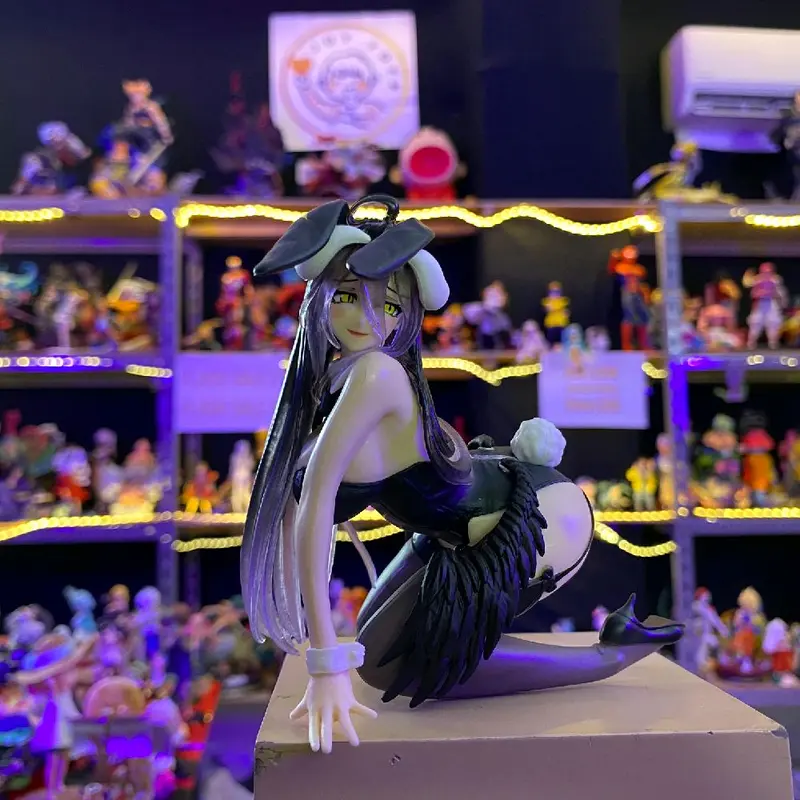 ALBEDO BUNNY 11CM 500G 1 PCS 84 OVERLORD ANIME ACTION FIGURE TOYS 1