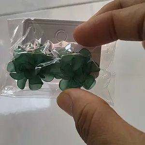 Anting Tusuk Bunga Akrilik Maurice Jewellery Acrylic Pearl, Pilih Warna & Model: Klip/Tusuk dengan Ukuran 2,9 cm Earrings