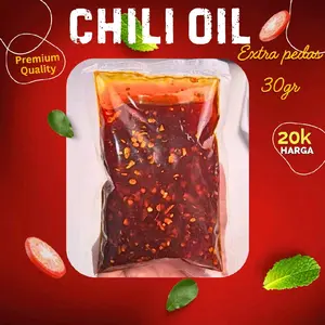 BELI 1 GRATIS 1 Sambal Chili Oil  Berat 30gr Pedas Makanan
