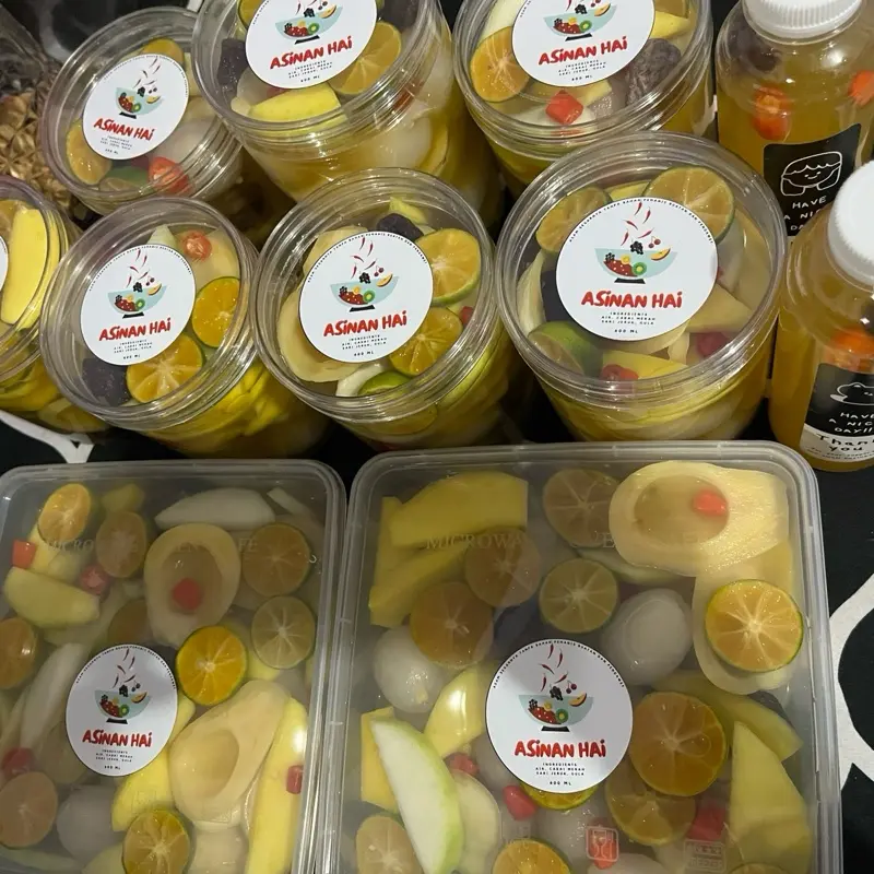 Asinan hai buah kiamboy jeruk songkit fress