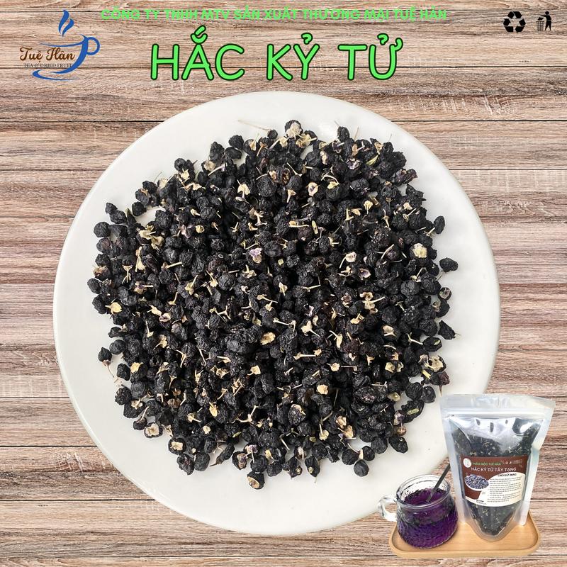 TUỆ HÂN HẮC KỶ TỬ TÂY TẠNG Kỷ tử đen Sấy Khô tự nhiên ORGANIC gói 200g Tea Food Trà Nước Trà Chè