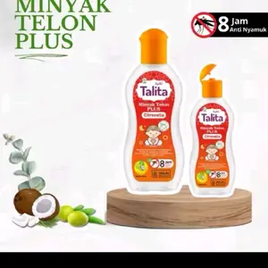 Talita Paket Hemat 2pcs Minyak Telon Plus Citronella 60ml Anti Nyamuk 8 Jam