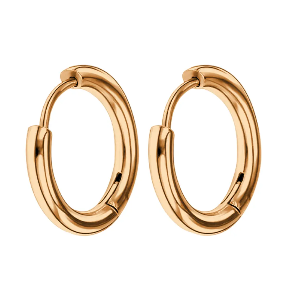 Silver Hoop Earrings for Women Unique Design Electroplating Tech Glossy Durability Fashionable Rings Gifts Jewelry Accessories