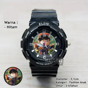 Jam Tangan Sport Anak Karakter Boboiboy Anti Air Fashion