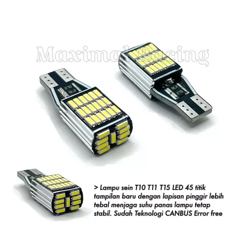 Paket Flasher Sen CR7 Plus 4 Pcs Lampu Sein Sen Dajjal 45 Mata Super Terang untuk Semua Motor - Motorcycle 2