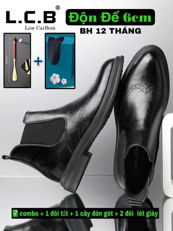Giày chelsea boot da bò nội địa trung