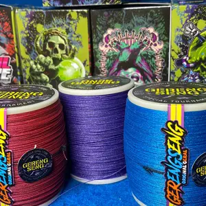 GELASAN MATOT GERENGSENG ARMY KASAR GAHAR MERANG BAHAN PUTIH IMPORT KUALITAS SUPER TURNAMEN SIZE 0.22/0.23 1600 yrd. Untuk jepret dan tarik