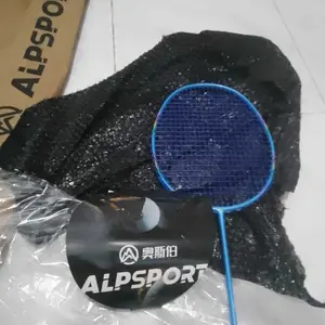 【Pengiriman Lokal】【COD】ALP BBQ2.0 T800 8U Raket bulutangkis karbon peredam kejut Cincin jatuh lambat Poros raket berbobot untuk mengurangi tekanan maks. 24-35lbs(Default 26lbs) 100% asli Rangka raket bulutangkis serangan berkelanjutan Bulutangkis Olahraga