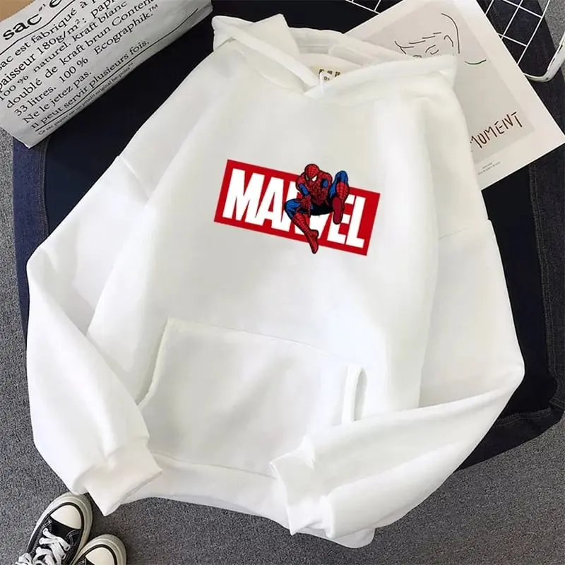 Hoodie Jaket Sweater Anak Kecil MARVEL Anak sd Smp Laki Laki Perempuan Cowok Cewek Pria Wanita Anime Waifu Kartun Jepang Bahan Impor Korea Murah Usia 3 4 5 6 7 8 9 10 11 12 13 14 15 16 TAHUN Detles Fashion Bulu Pakaian 1