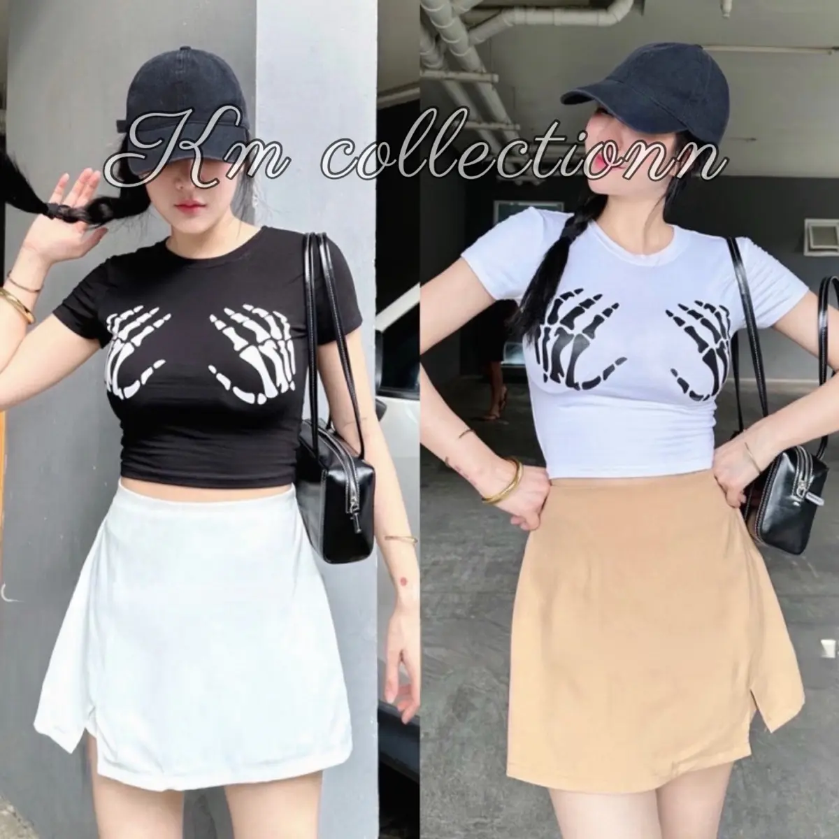 Crop Top JESSI KNIT RIB PREMIUM Wanita (LD 94,P 40 ) Baju Nyaman  Tangan Pendek
