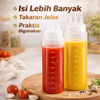 Gambar Botol Saus 3 Lubang Anti Bocor Squeeze Bottle Food Grade Putih 350ml 450ml 650ml Multifungsi untuk Saus Mayones Kecap Minyak - 350ML dari YILIN OFFICE STORE Kab. Tangerang 4 Tokopedia