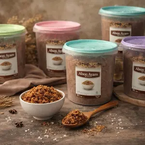 Abon ayam 3 kg dengan kemasan toples Food