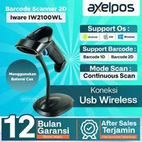 Gambar Barcode Scanner 2D Wireless iware IW2100WL dari Axelpos Kota Administrasi Jakarta Pusat 1 Tokopedia